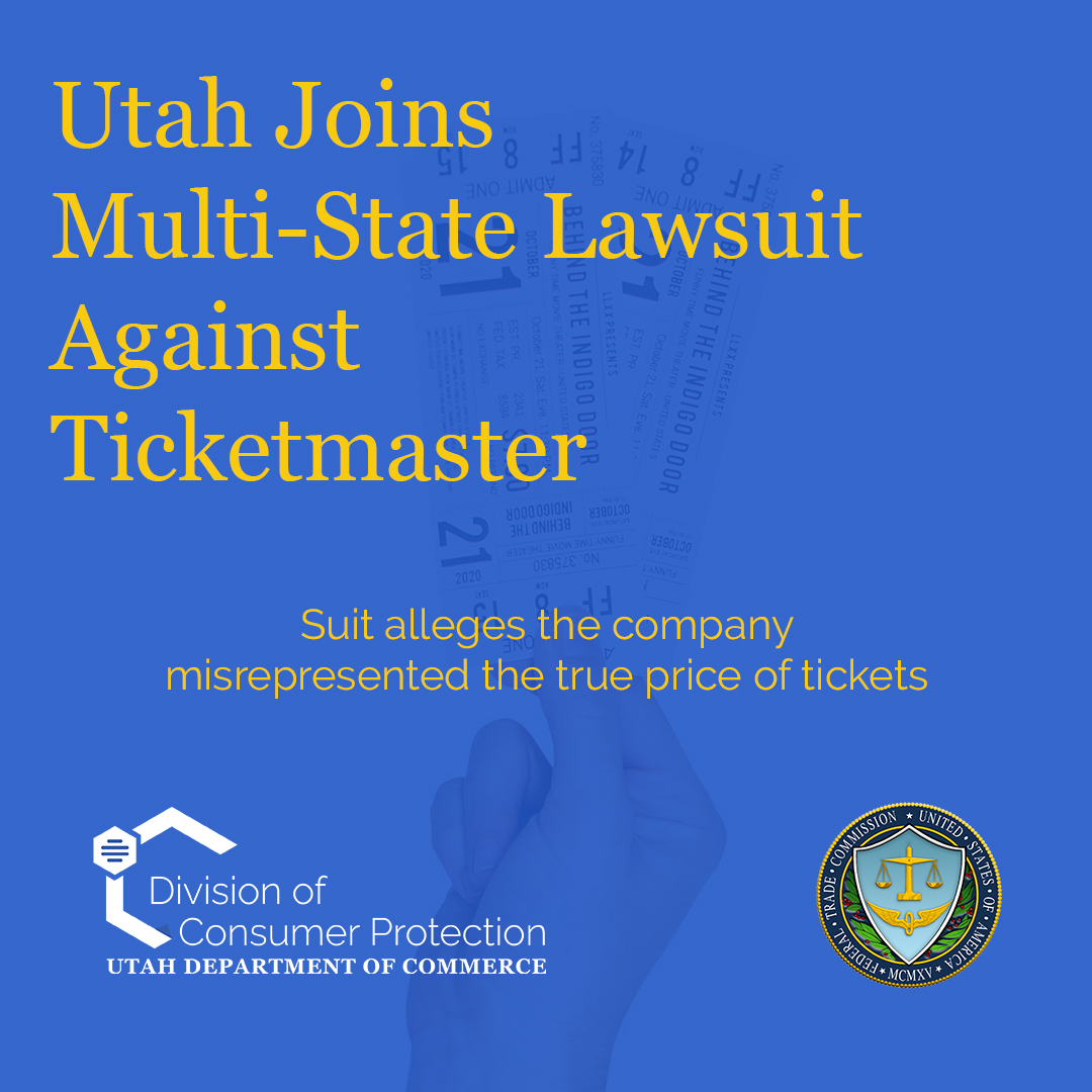 Featured image for “Utah And the FTC Sue Live Nation and Ticketmaster for Deceptiely Hiding Ticket Fees”